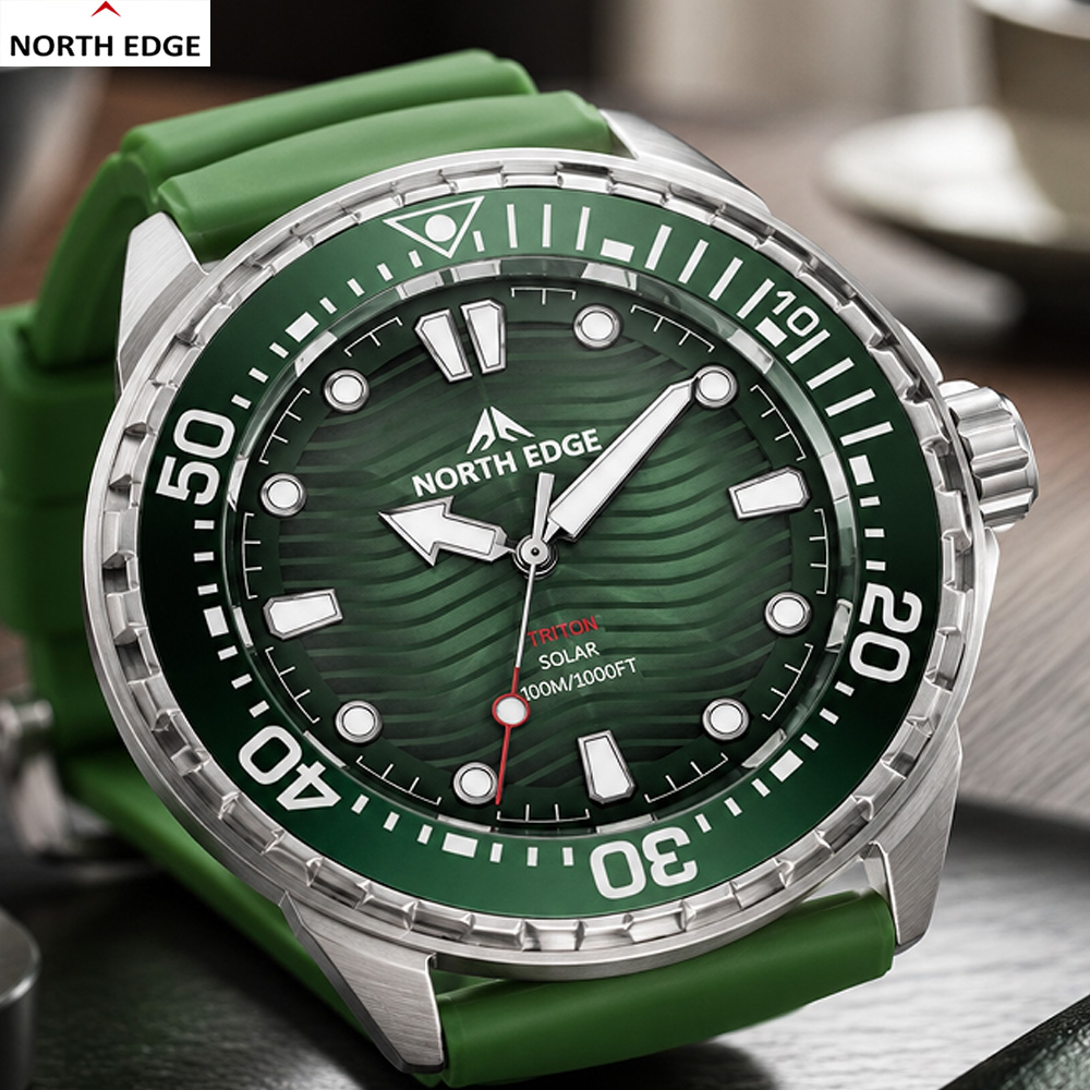 Compass Watch Luxury - NORTH EDGE TRITON 남성용 군용 스포츠