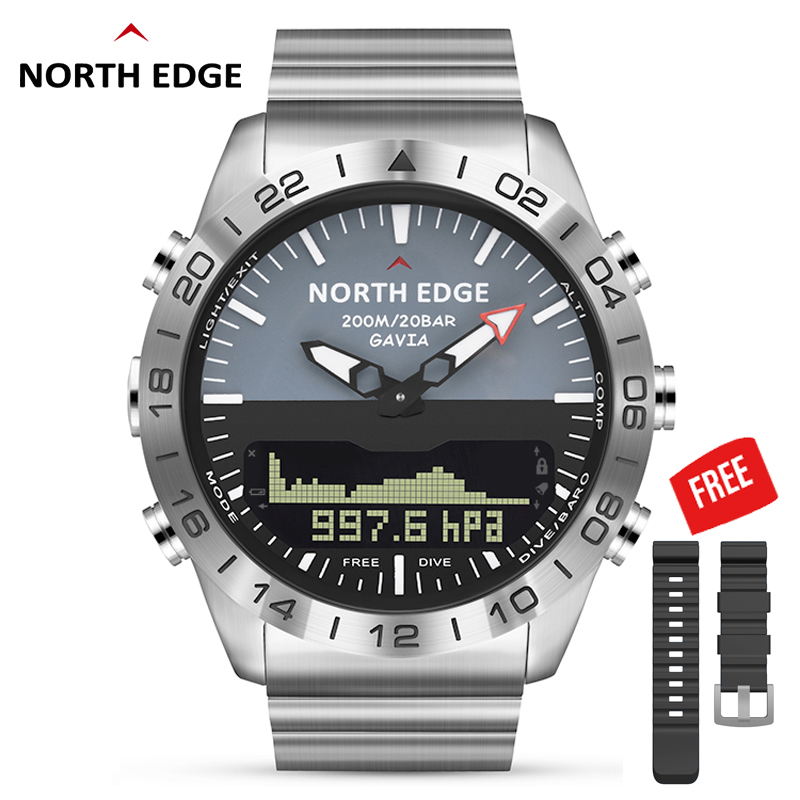 Compass Watch Luxury - 남자 다이브 스포츠 디지털 시계 남자