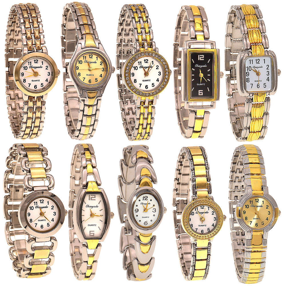 Luxury Watch Girl - 10개/세트, 믹스 벌크 고급 여성용 시계,