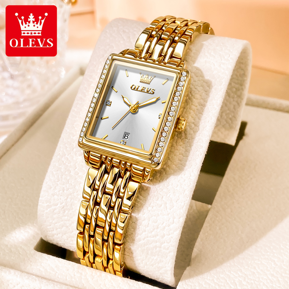 Luxury Watch Girl - OLEVS 9995 여성용 날짜 표시 시계,