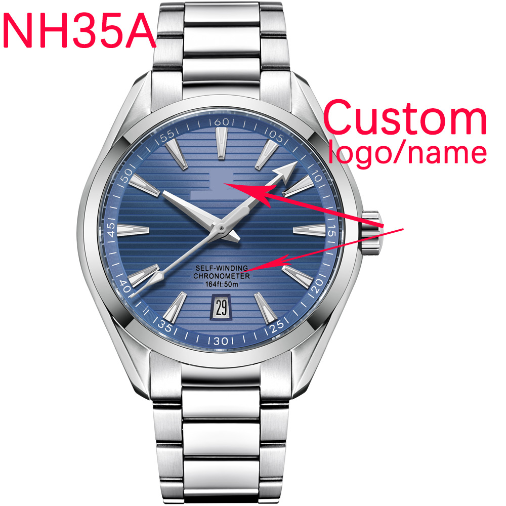 Luxury Watch Strap - 럭셔리 NH35 무브먼트 커스텀 로고 41mm