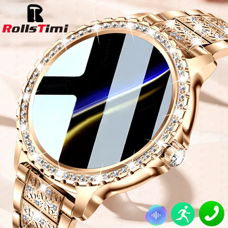 Compass Watch Luxury - 패션 럭셔리 골드 여성 스마트 시계