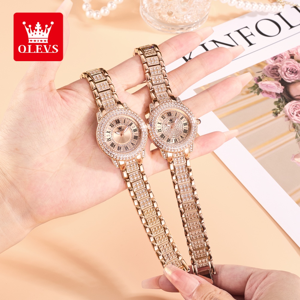 OLEVS 럭셔리 패션 여성용 시계 다이아몬드 다이얼  - Luxury Women'S Watch 리뷰 및 가격