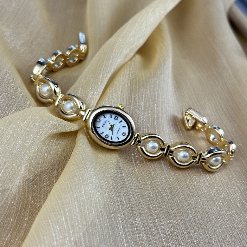 패션 여성 시계 빈티지 진주 장식 스트랩 팔찌 시계 럭 - Luxury Watch Girl 리뷰 및 가격