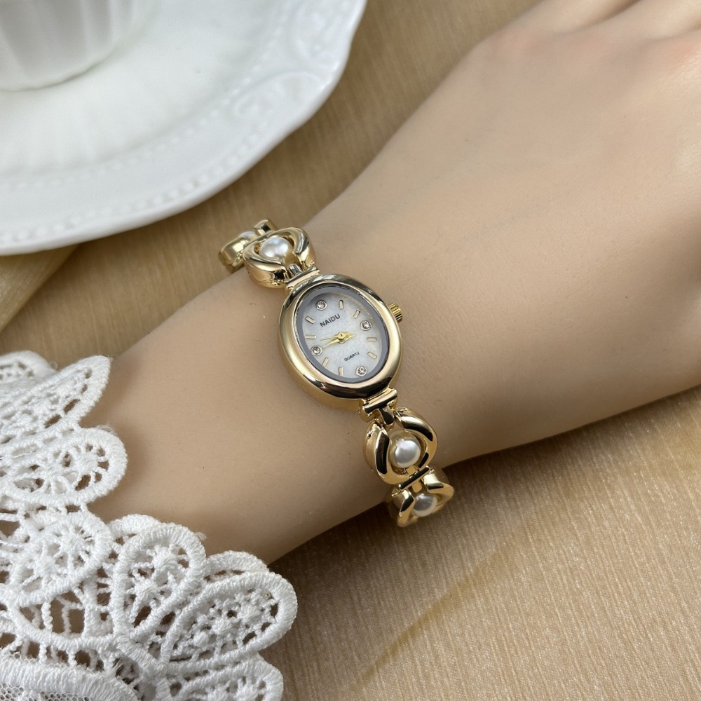 패션 여성 시계 빈티지 진주 장식 스트랩 팔찌 시계 럭 - Luxury Watch Girl 리뷰 및 가격