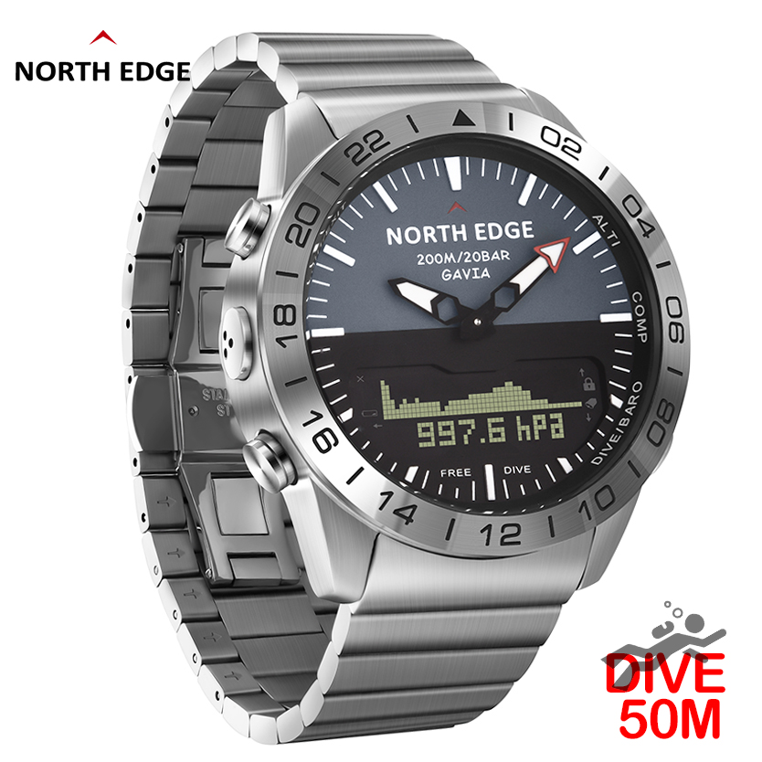 NORTH EDGE 남성용 다이브 시계 군용 럭셔리 풀 - Compass Watch Luxury 리뷰 및 가격