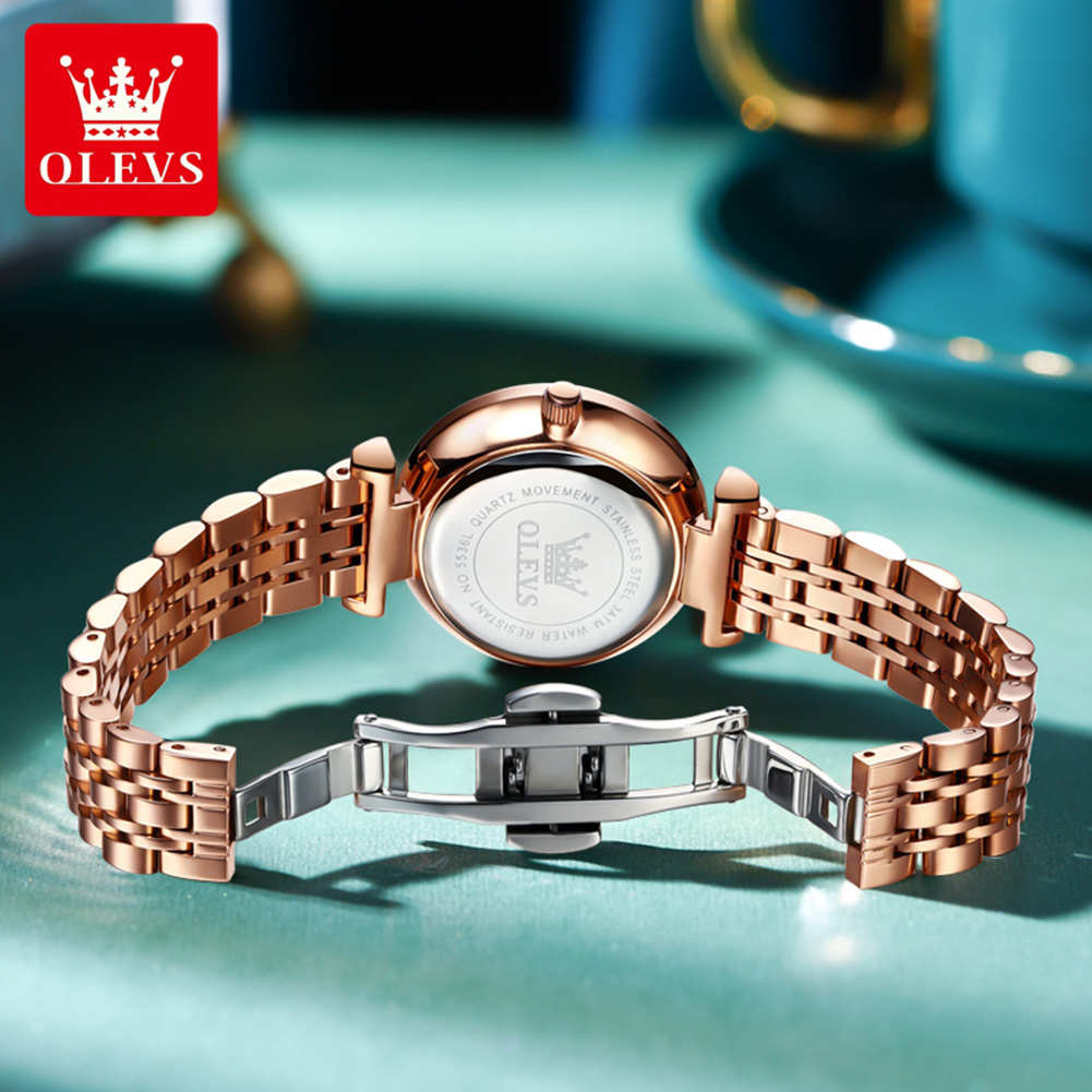 OLEVS 5536 브랜드 아름다운 여성용 시계 프리즘 - Luxury Watch For 리뷰 및 가격