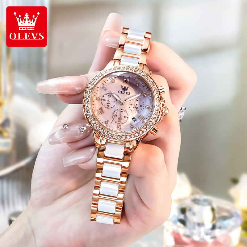 OLEVS 9999 여성 시계 브랜드 오리지널 우아한  - Luxury Watch Girl 리뷰 및 가격