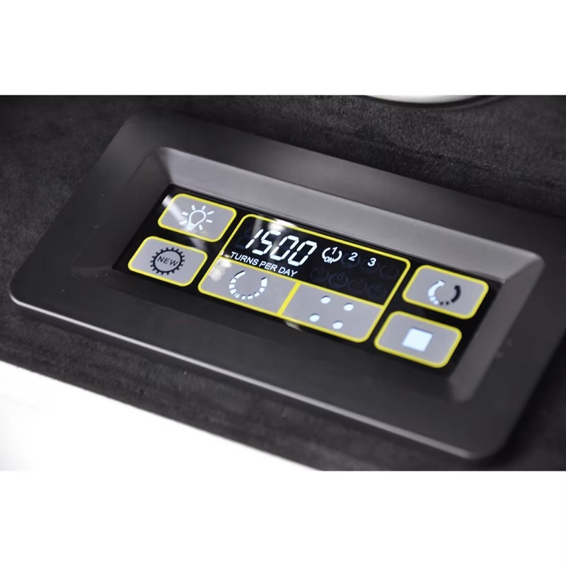 화이트 브라운 가죽 컨트롤러 자이로 오르빗 2 슬롯 회 - Luxury Watch Winder 리뷰 및 가격