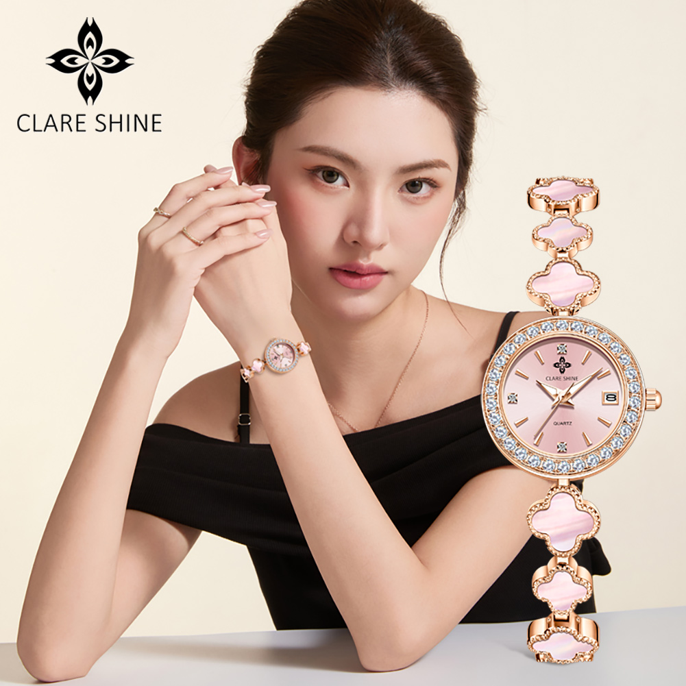 클레어 샤인 7701 럭키 시리즈 스몰 럭키 포리프 클 - Luxury Watch For 리뷰 및 가격