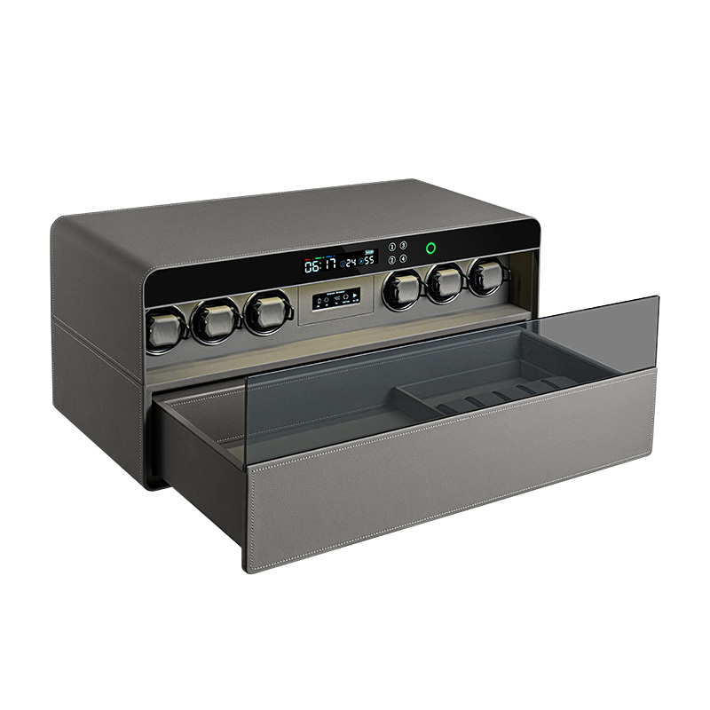 공장 직판 고급 블랙 지문인식 6슬롯 시계 와인더 금고 - Luxury Watch Winder 리뷰 및 가격