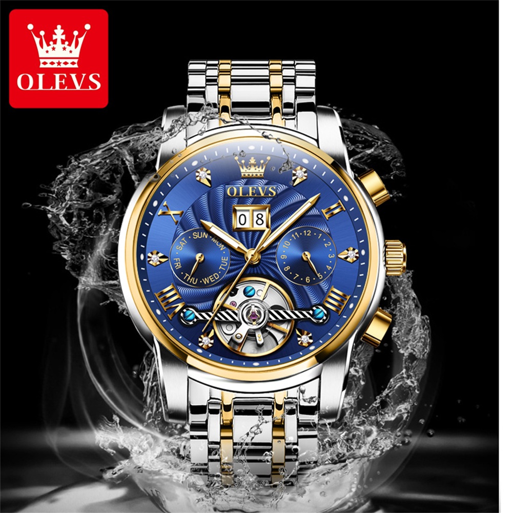 OLEVS 9910 브랜드 오리지널 정품 남성용 시계  - Luxury Watch Winder 리뷰 및 가격