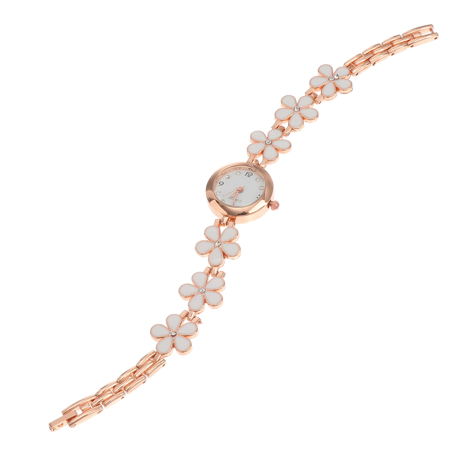 여성용 우아한 크리스탈 쿼츠 팔찌 시계, 가벼운 무게, - Luxury Women'S Watch 리뷰 및 가격