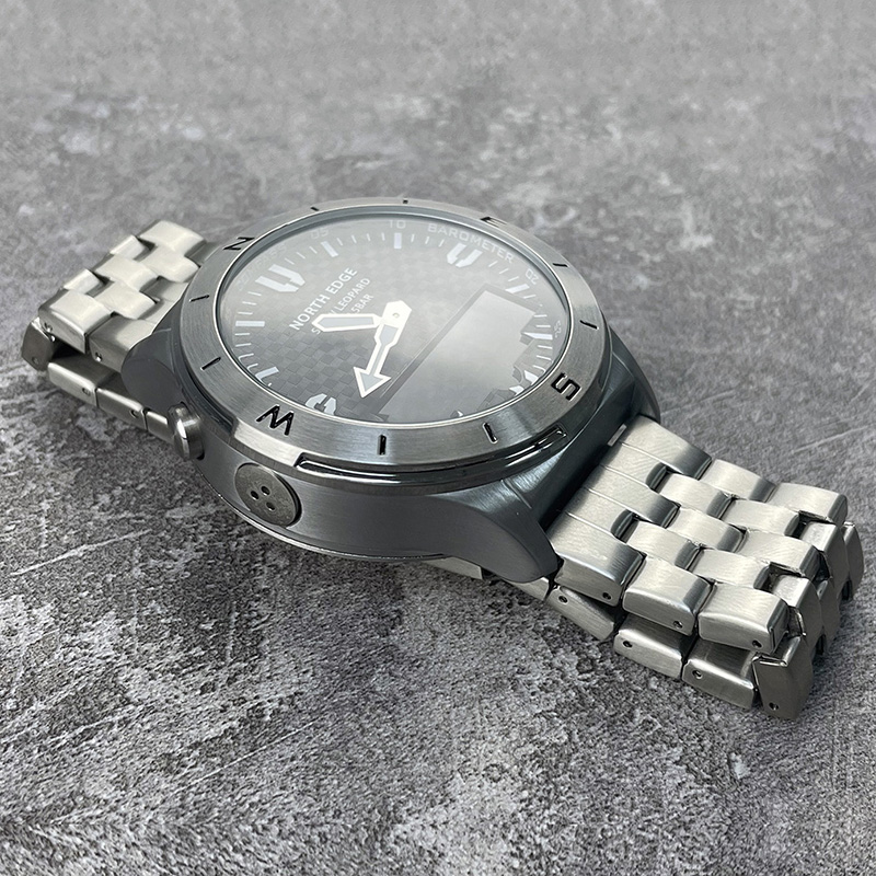 NORTH EDGE 남성용 스포츠 디지털 시계 남성용  - Compass Watch Luxury 리뷰 및 가격