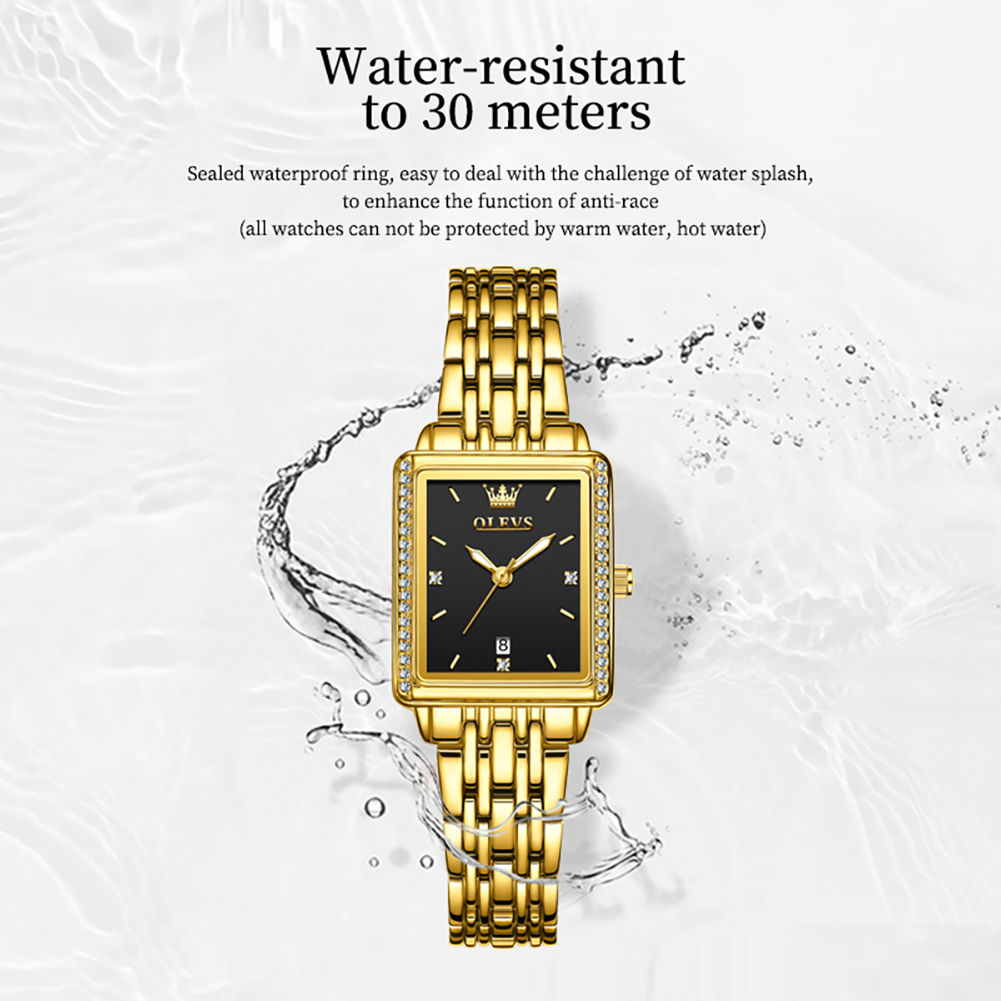 OLEVS 9995 여성용 날짜 표시 시계, 고급 방수 - Luxury Watch Girl 리뷰 및 가격